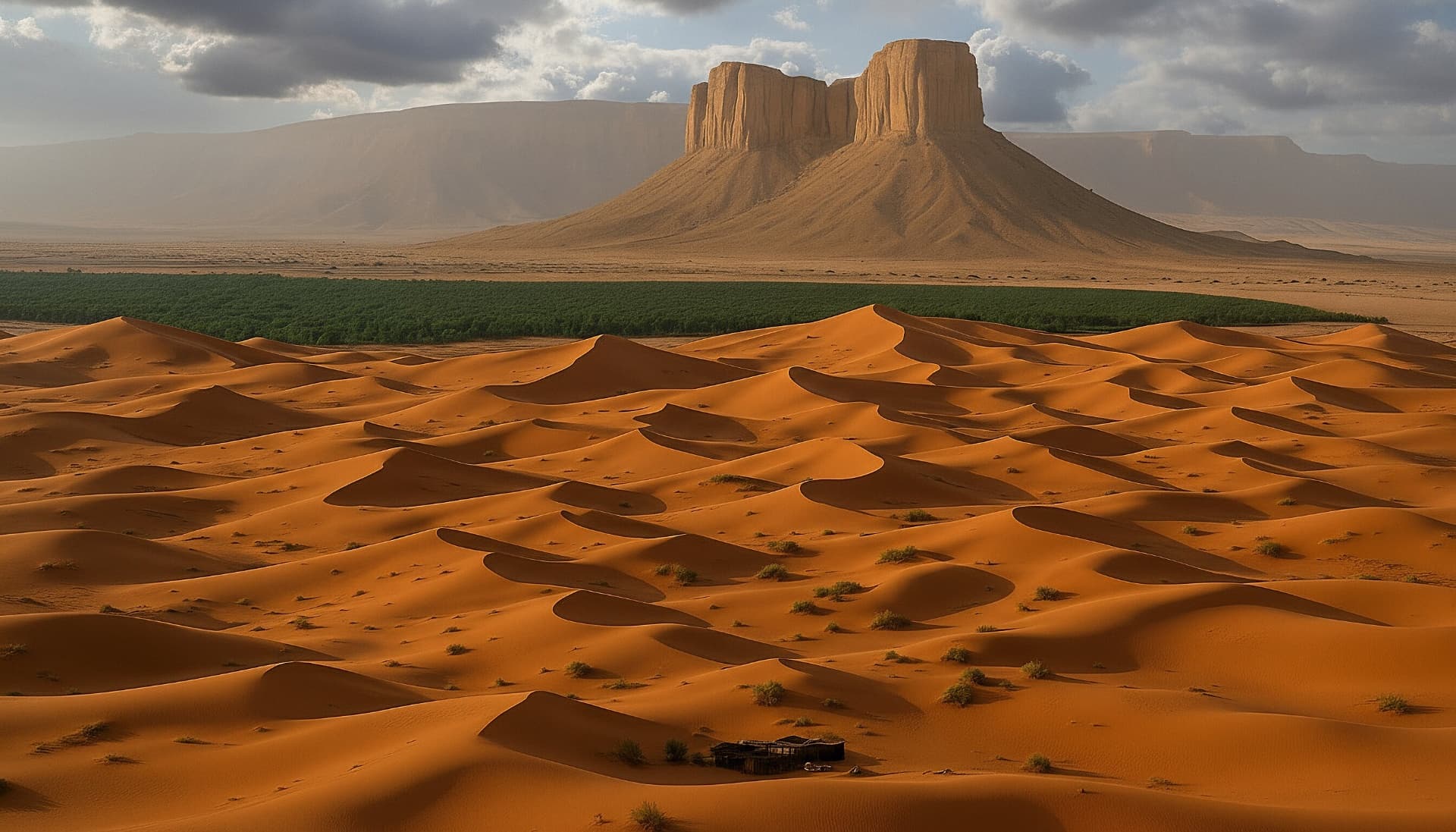 صورة خلفية لصحراء النفود